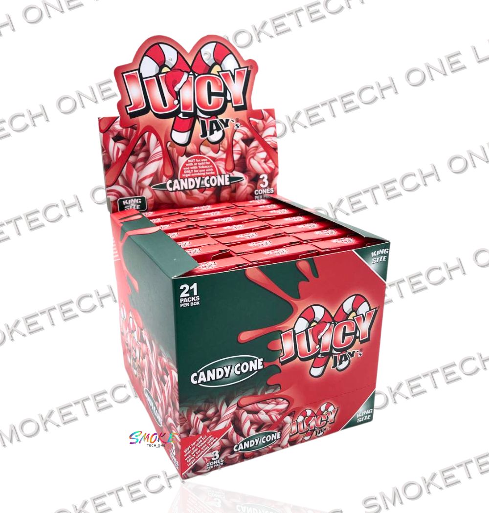 Juicy Jay's Candy Cane King Size Pre-Rolled Cones