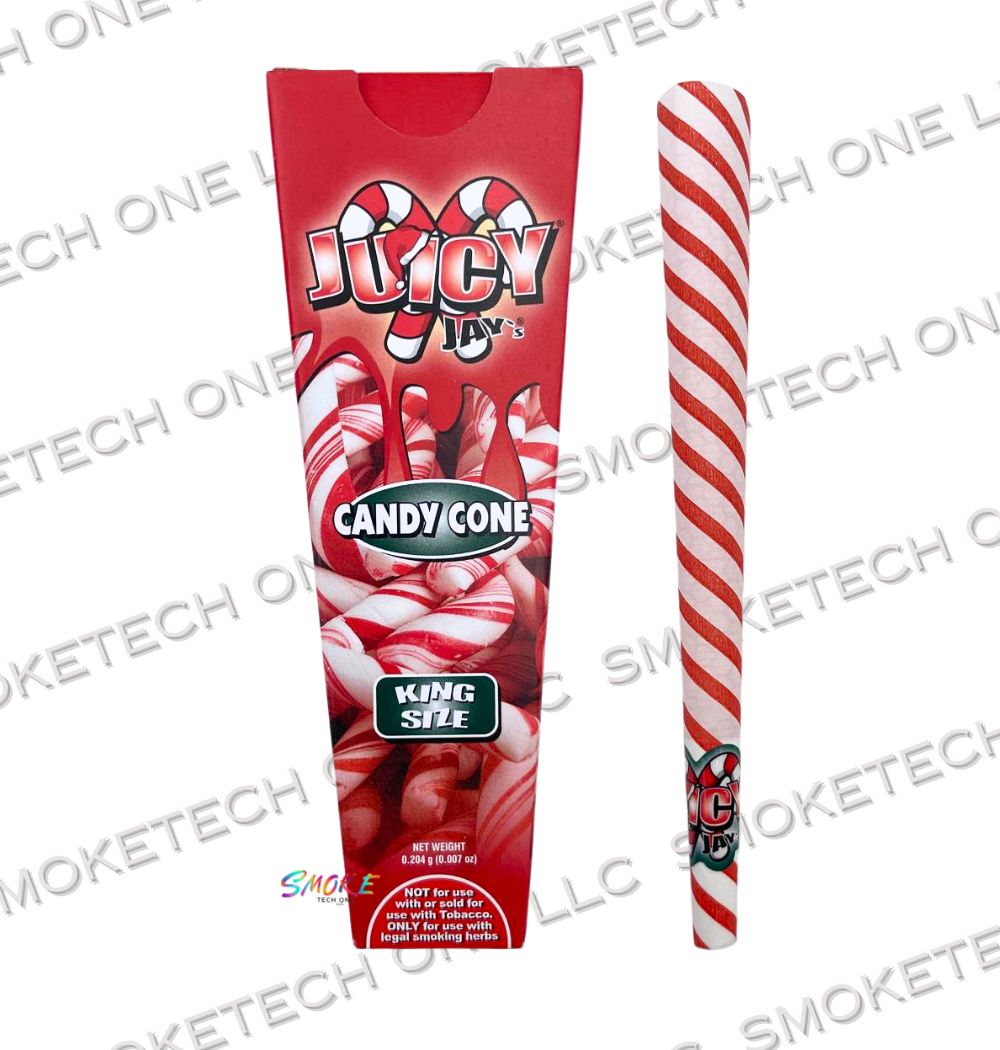 Juicy Jay's Candy Cane King Size Pre-Rolled Cones