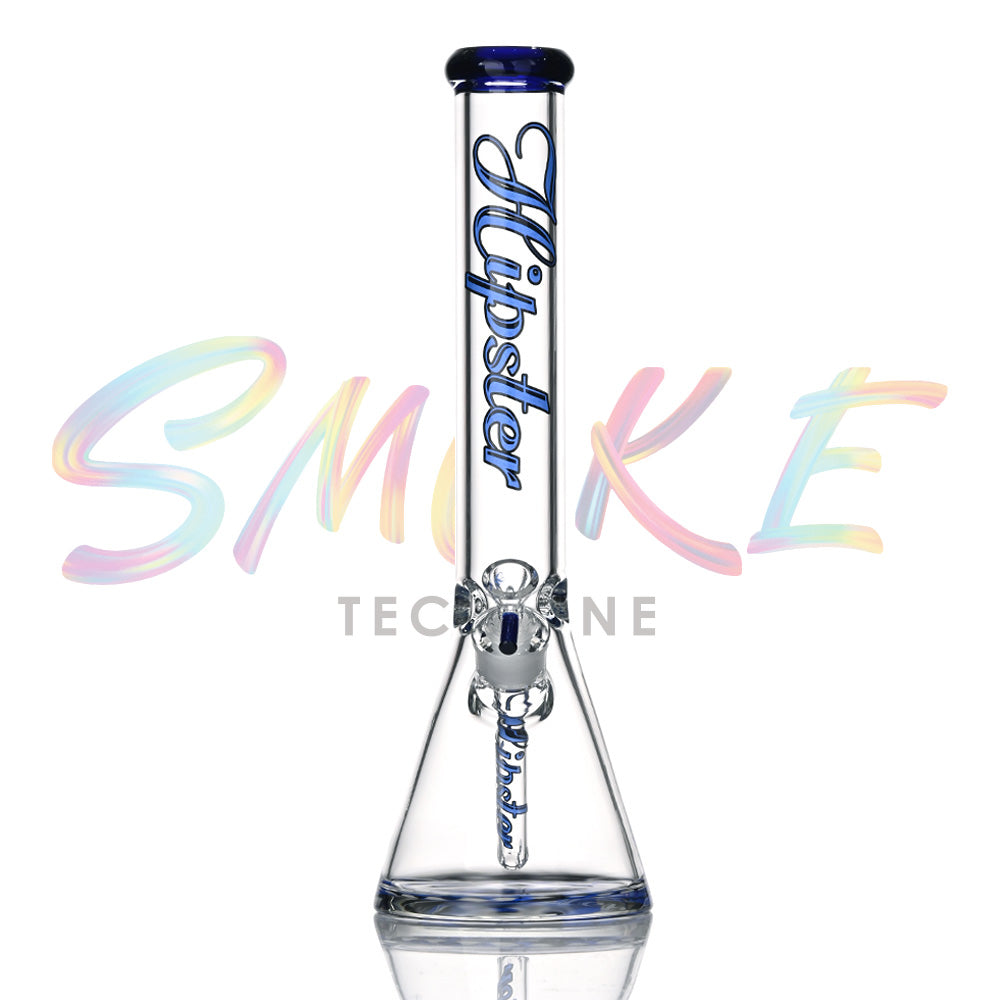 Hipster 16 Inch Crimson Swirl Beaker Water Pipe LY011 - Smoke Tech One LLC
