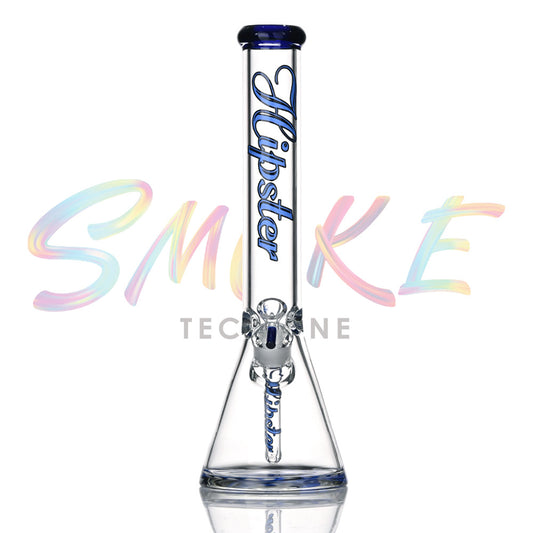Hipster 16 Inch Crimson Swirl Beaker Water Pipe LY011 - Smoke Tech One LLC