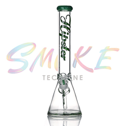 Hipster 16 Inch Crimson Swirl Beaker Water Pipe LY011 - Smoke Tech One LLC