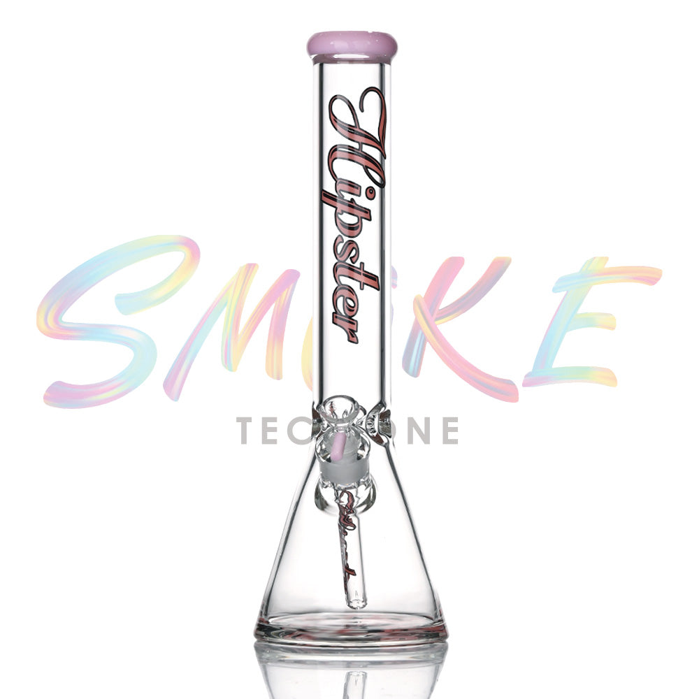 Hipster 16 Inch Crimson Swirl Beaker Water Pipe LY011 - Smoke Tech One LLC