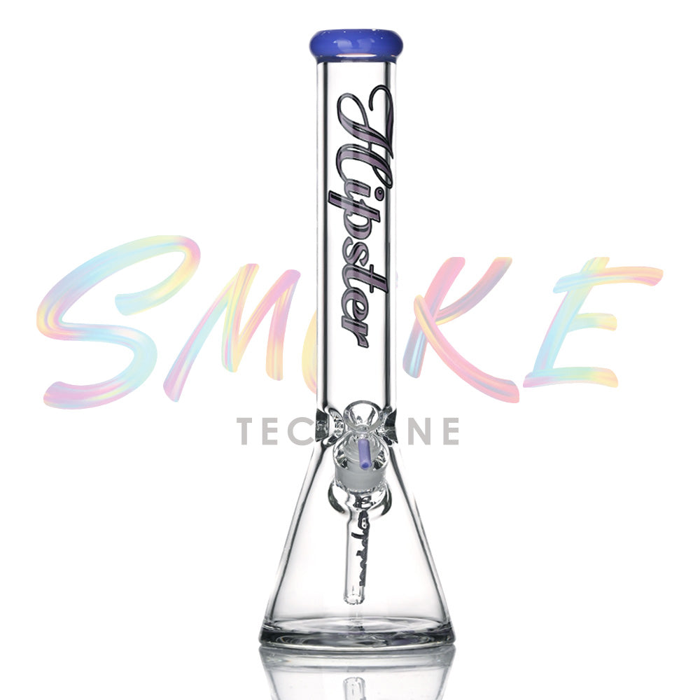 Hipster 16 Inch Crimson Swirl Beaker Water Pipe LY011 - Smoke Tech One LLC