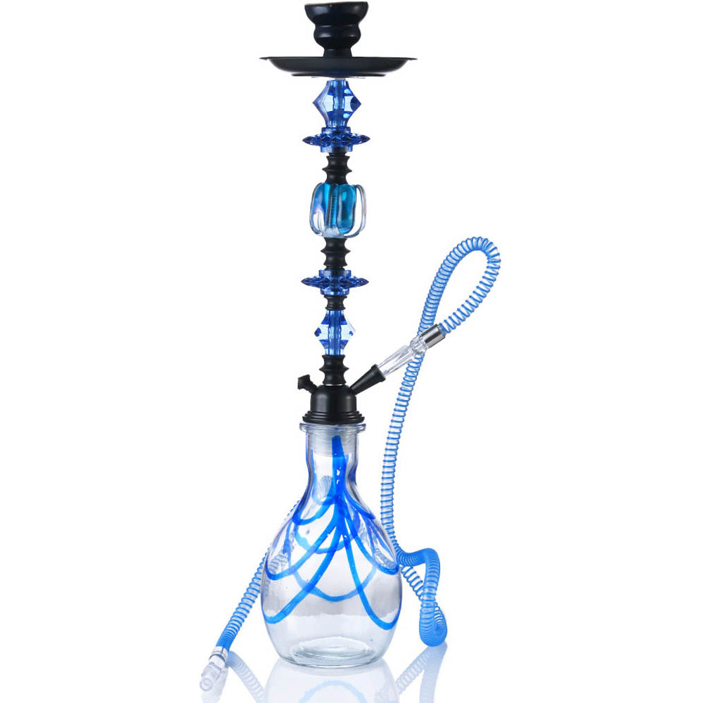 Luxor Crystal Glass Hookah 23" (NP-88)
