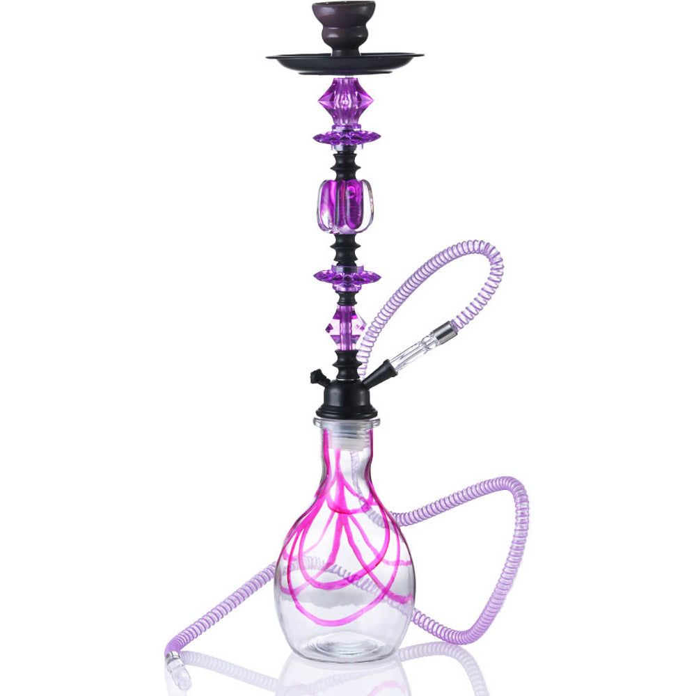 Luxor Crystal Glass Hookah 23" (NP-88)