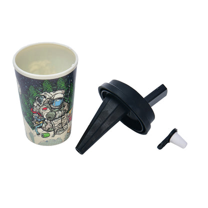 Printed Coffee Cup Bong NU004