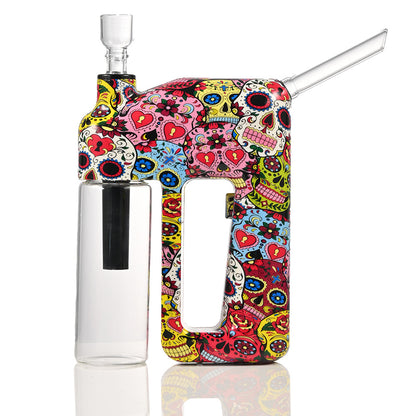 Hipster Silicone Bong Assorted Prints NU007