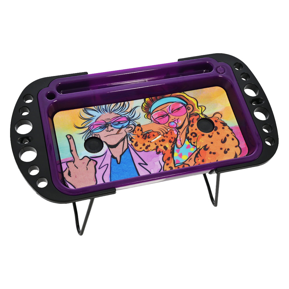 Hipster Neon Vortex LED Rolling Tray NU010