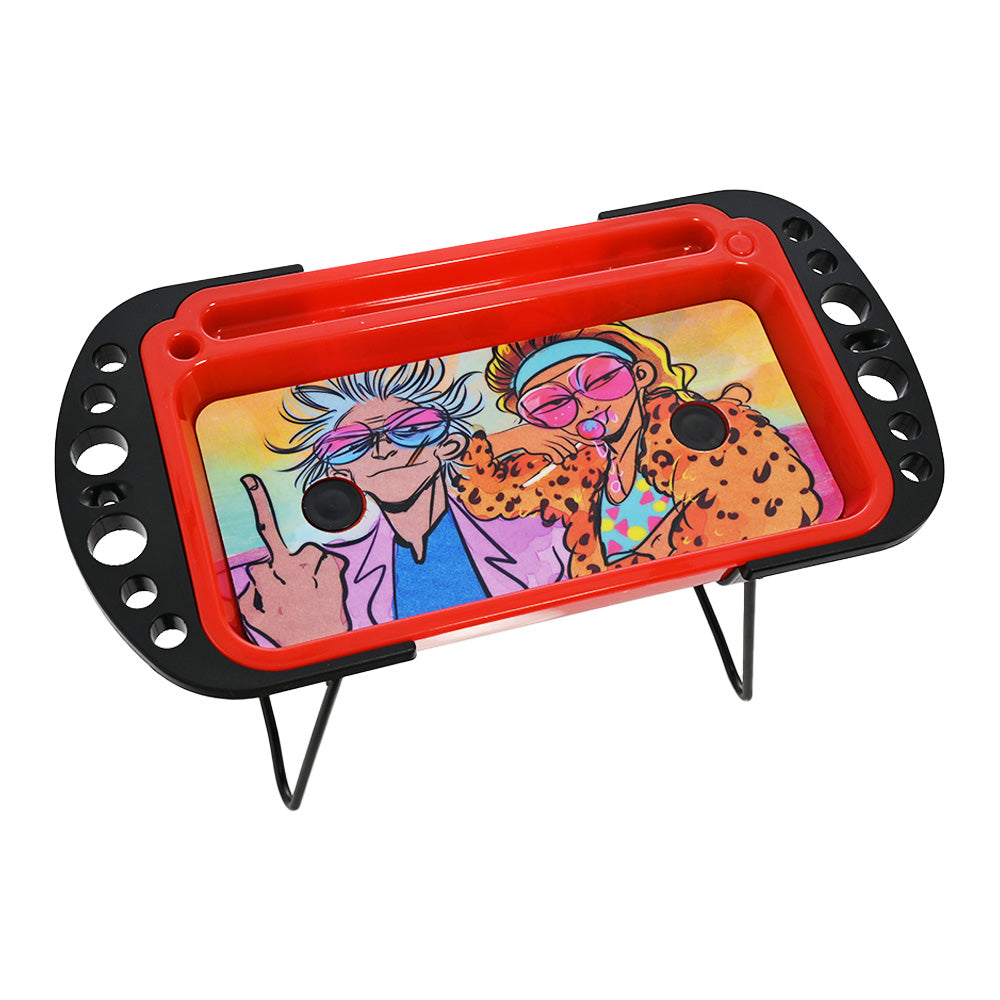 Hipster Neon Vortex LED Rolling Tray NU010
