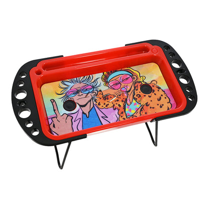 Hipster Neon Vortex LED Rolling Tray NU010