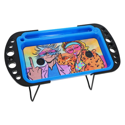 Hipster Neon Vortex LED Rolling Tray NU010