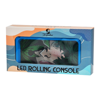 Hipster Leaf LED Rolling Tray NU011