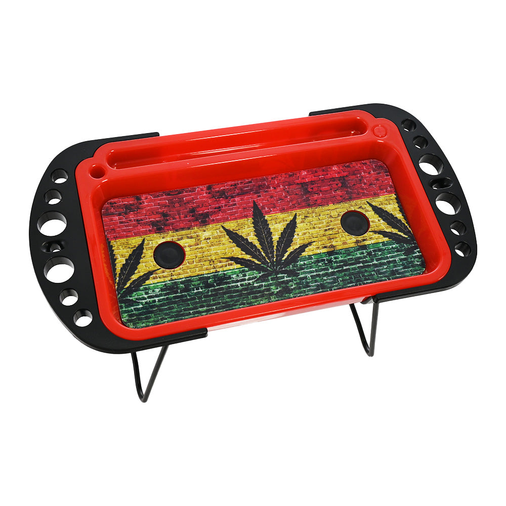 Hipster Leaf LED Rolling Tray NU011