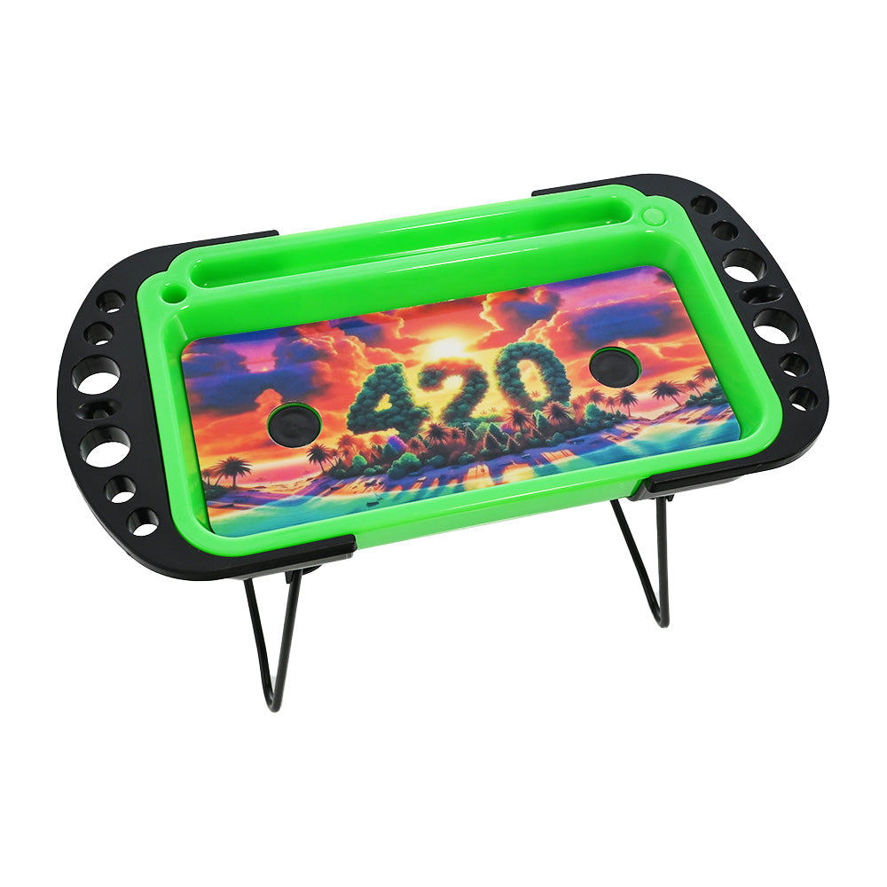 Hipster Blazing Sunset 420 LED Rolling Console NU015