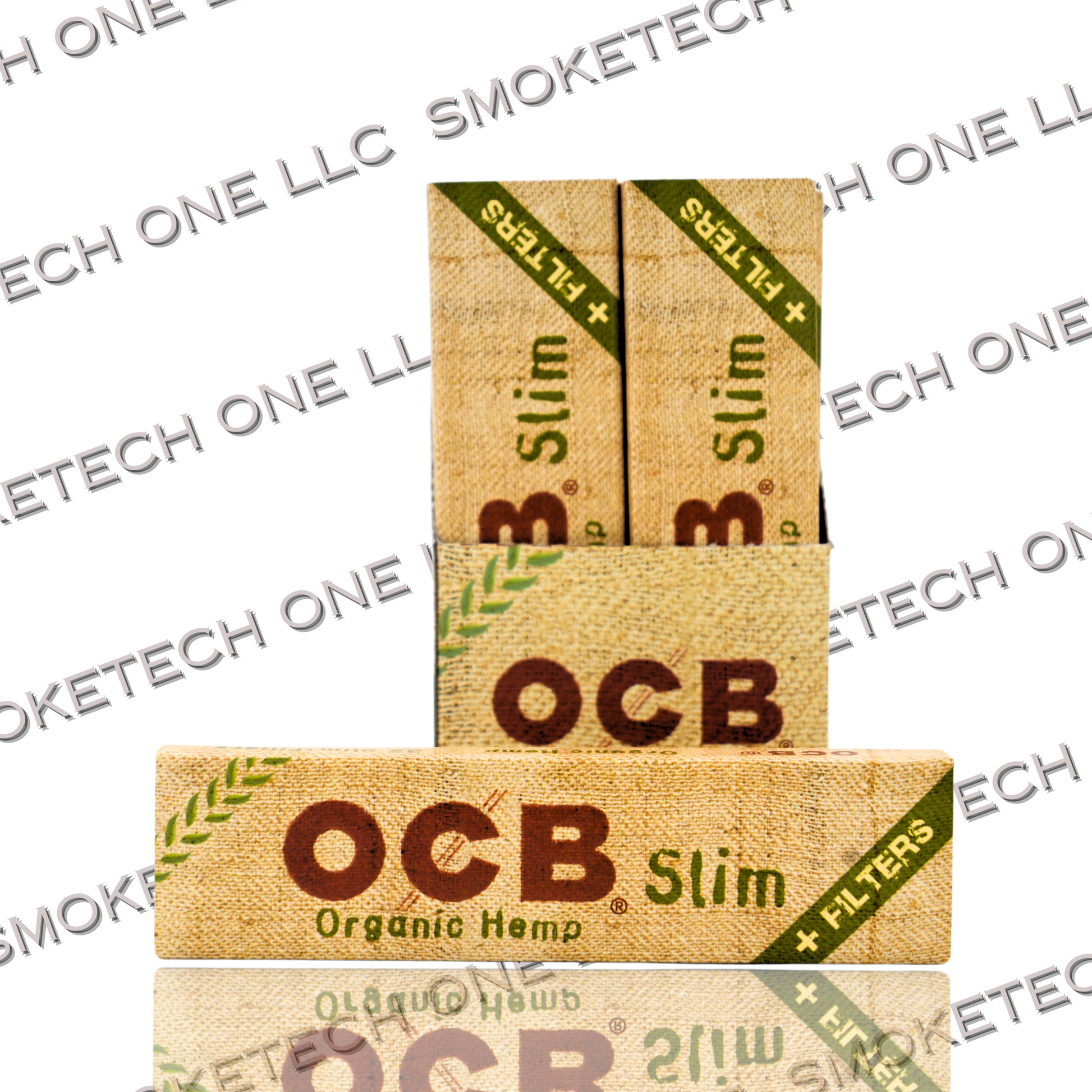 OCB Organic Hemp Slim Rolling Papers + Filters - Smoke Tech One LLC