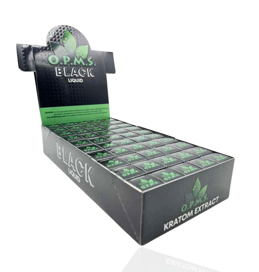 OPMS Black Liquid Kratom Extract – 0.33 fl oz (10ml) - Smoke Tech One LLC