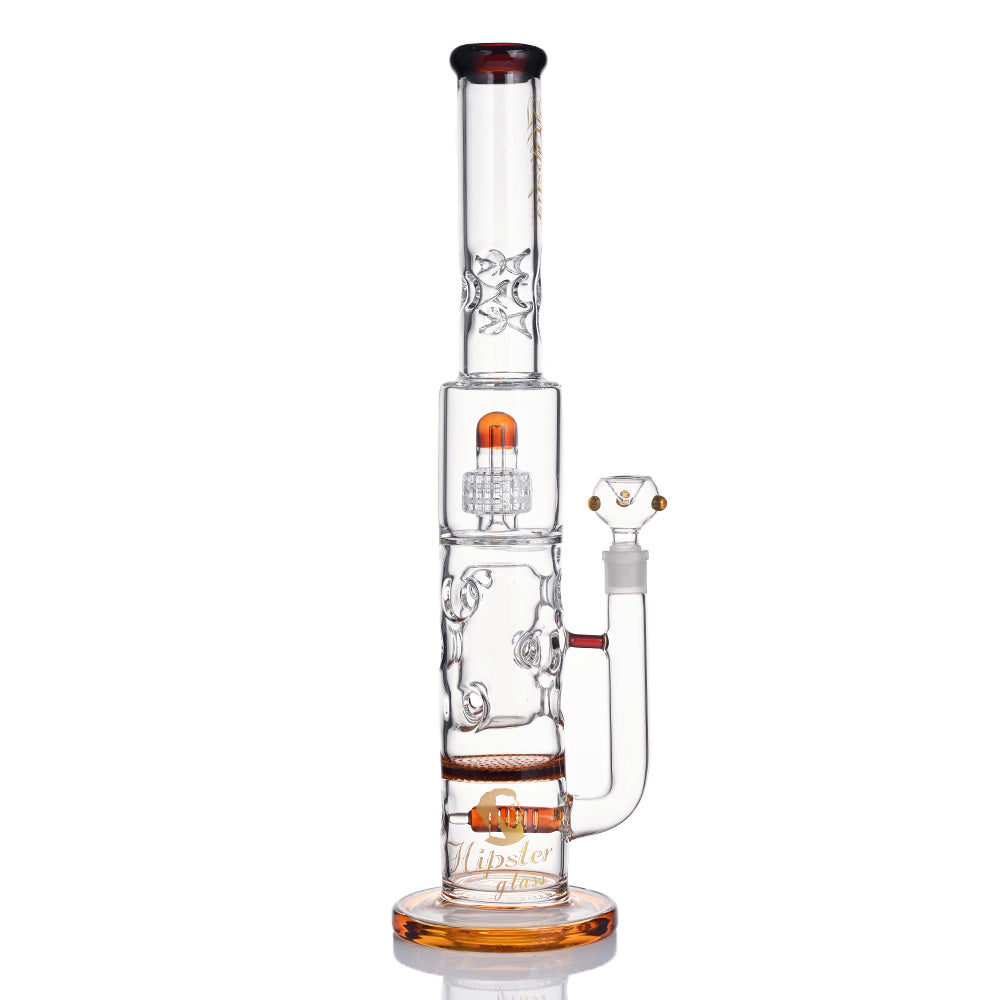 Hispter Honeycomb Bliss Bong 20" (PH008) - Smoke Tech One LLC