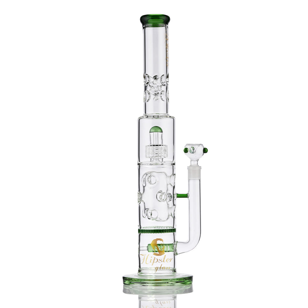 Hispter Honeycomb Bliss Bong 20" (PH008) - Smoke Tech One LLC