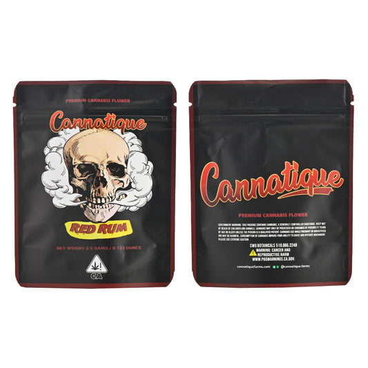 Cannatique Red Rum Cannabis Flower Pouch PK399
