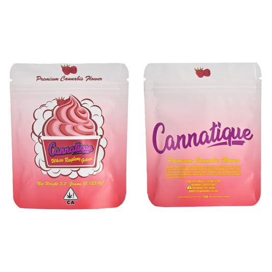Cannatique White Raspberry Cannabis Flower Pouch PK403