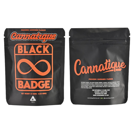 Cannatique Black badge Cannabis Flower Pouch PK404