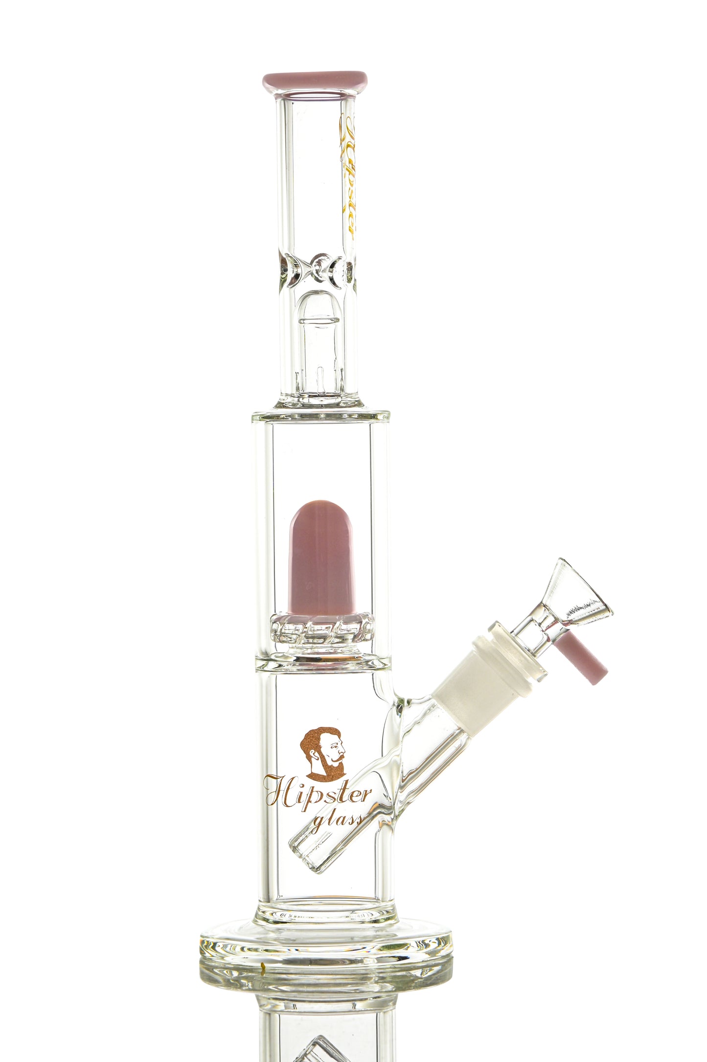 Hipster Pure Straight Tube Bong BS01