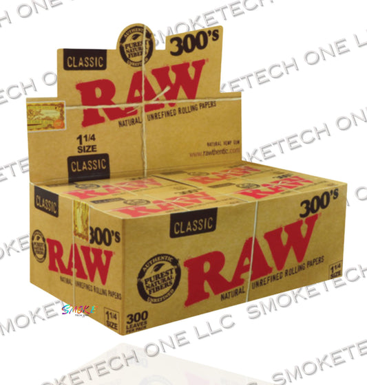 RAW Classic 300’s 1¼ Rolling Papers (20 pack)