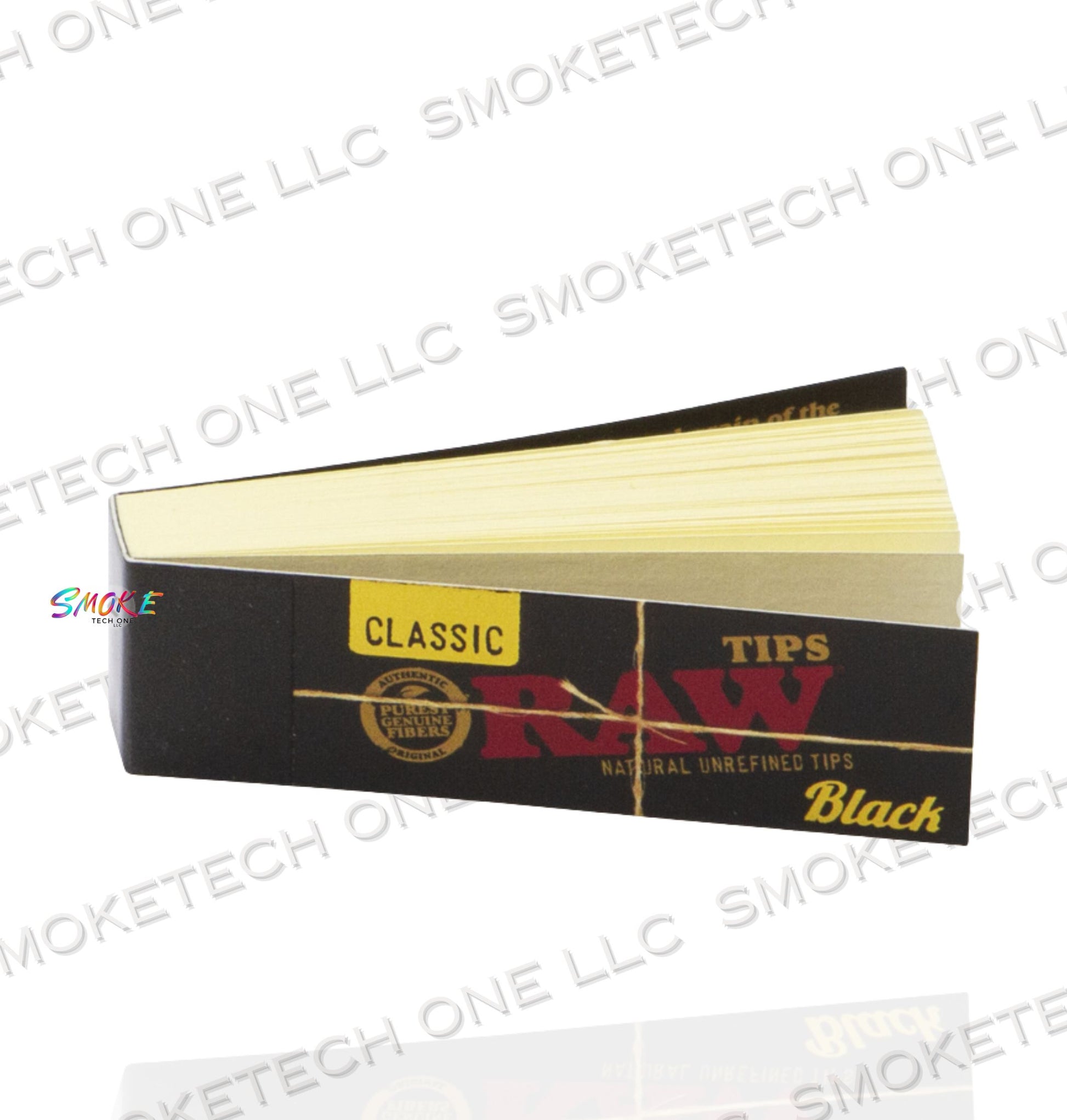 RAW Black Classic Tips - Smoke Tech One LLC