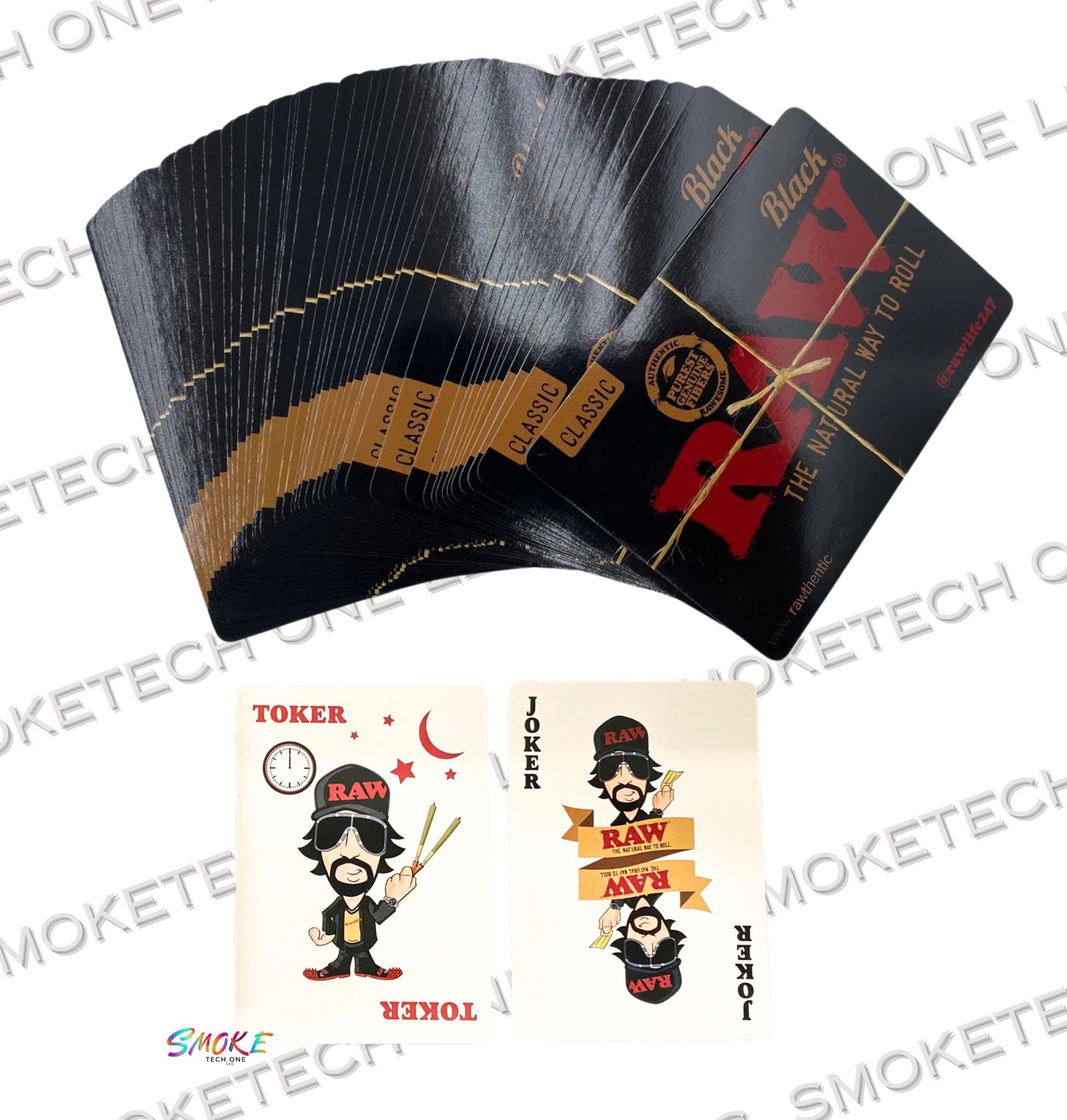 RAW Black Classic Playing Cards – Limited Edition