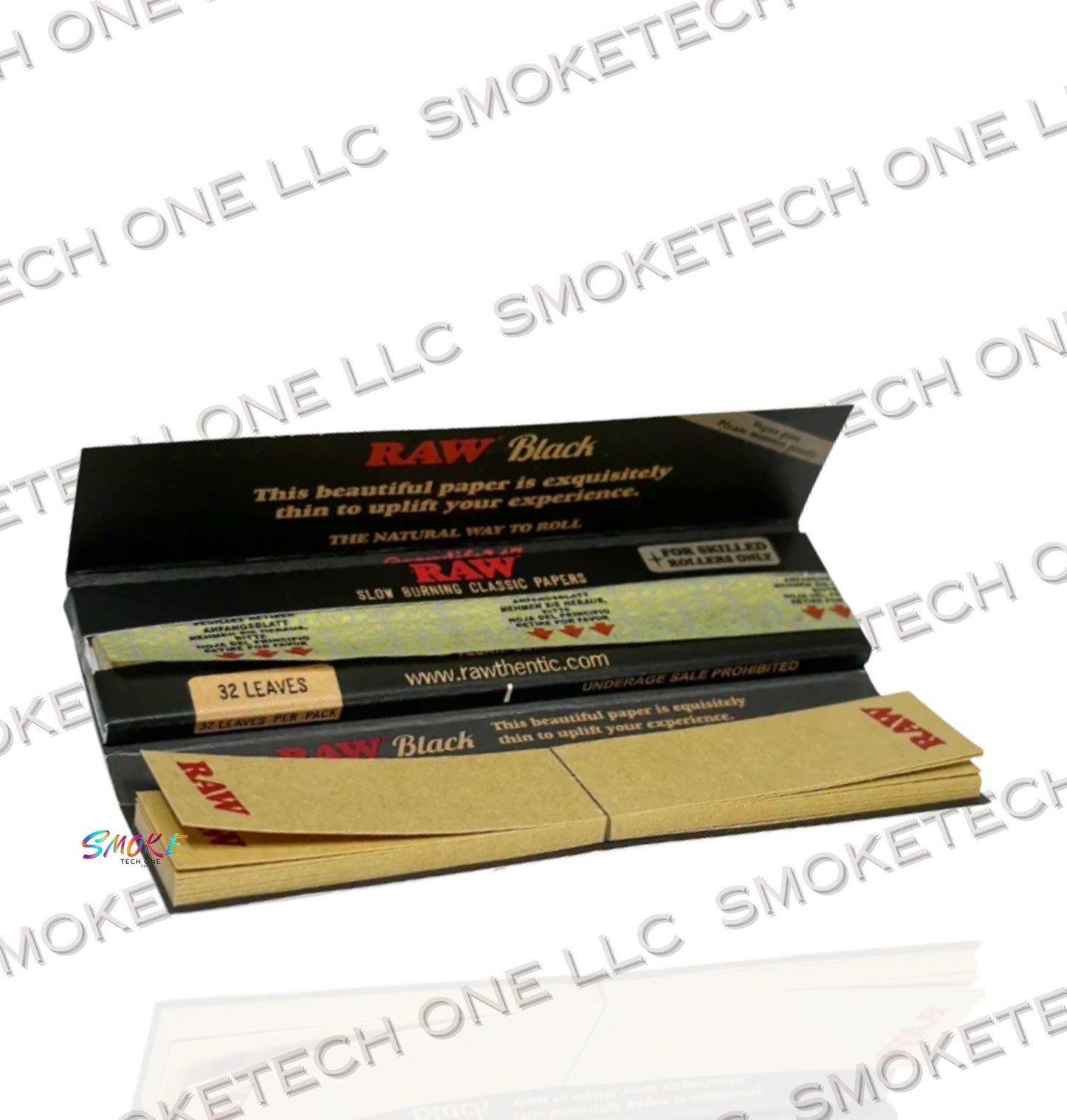 RAW Black Connoisseur KSS Rolling Papers - Smoke Tech One LLC