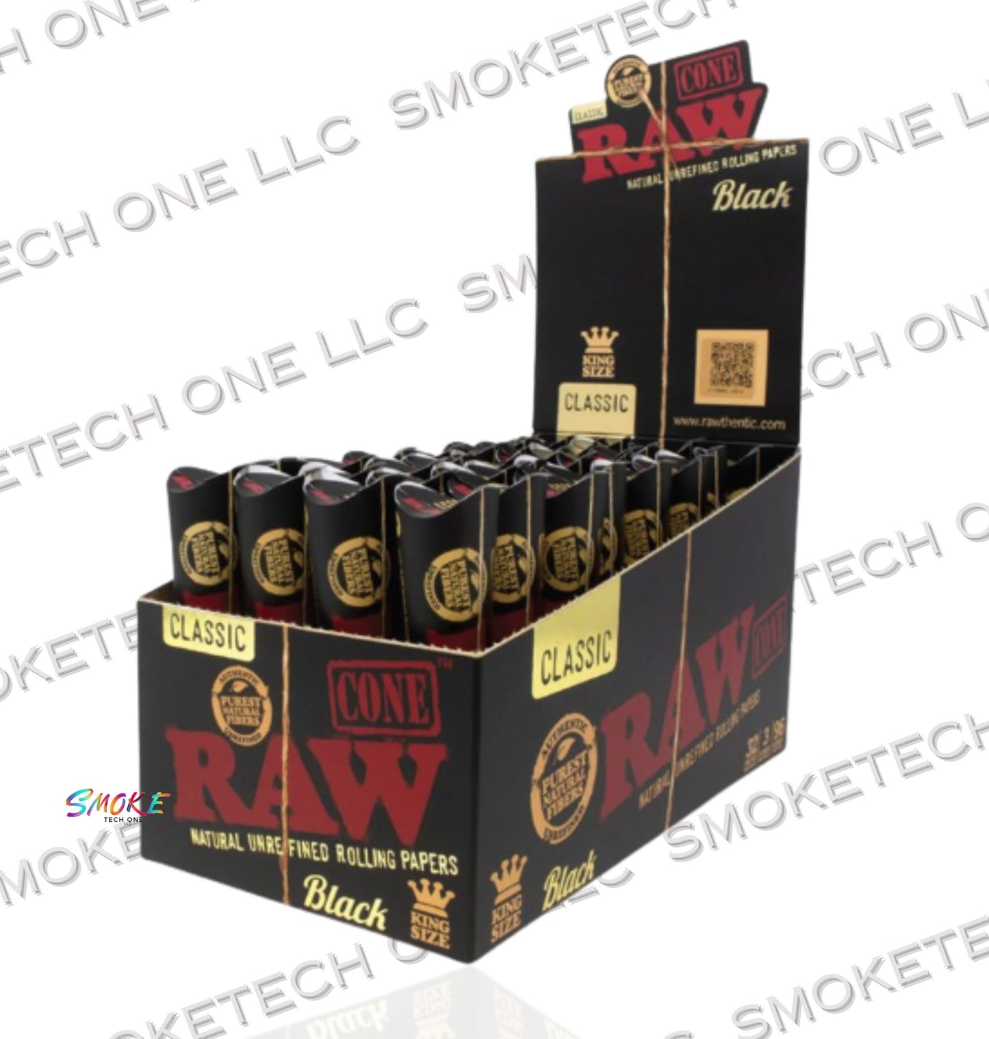 RAW Black Cones - 32 Pack