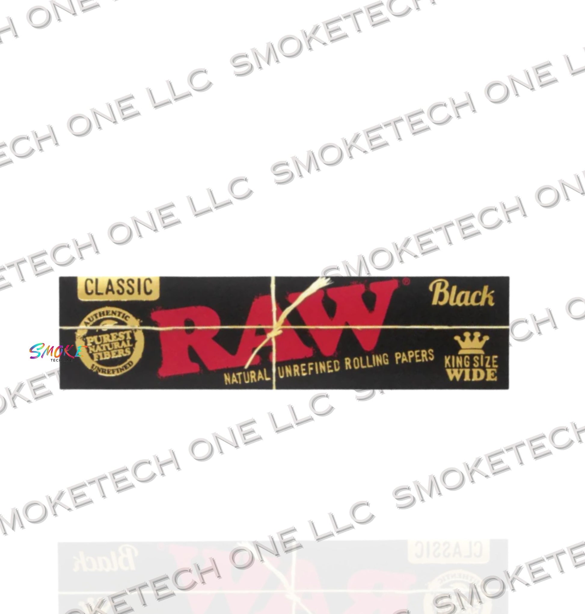 RAW Black Classic King Size Wide Rolling Papers - Smoke Tech One LLC