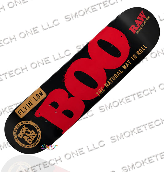RAW Boo Johnson Black Skate Deck - Smoke Tech One LLC