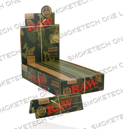 RAW Classic Camo 1 1/4 Rolling Papers