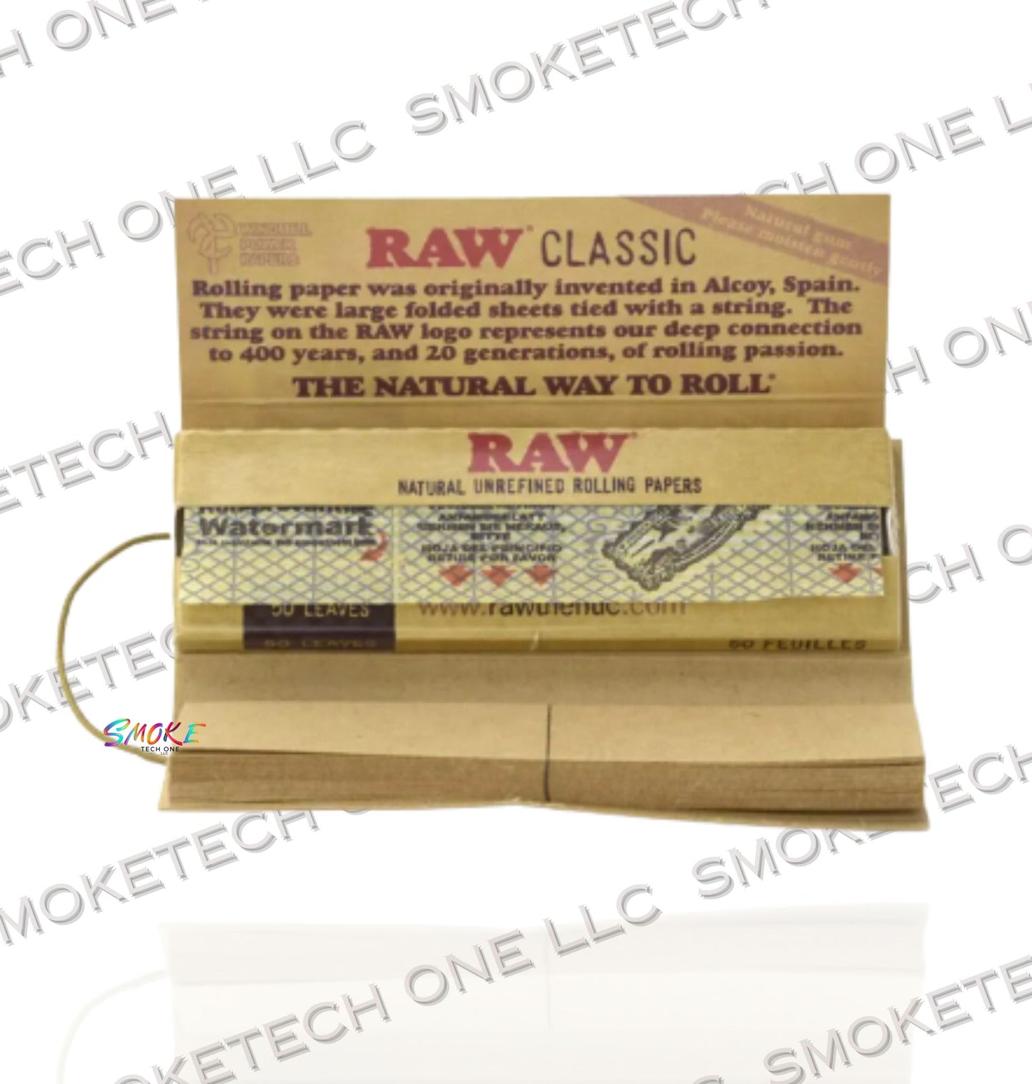 RAW Classic Connoisseur 1 1/4 Rolling Papers with Tips - Smoke Tech One LLC