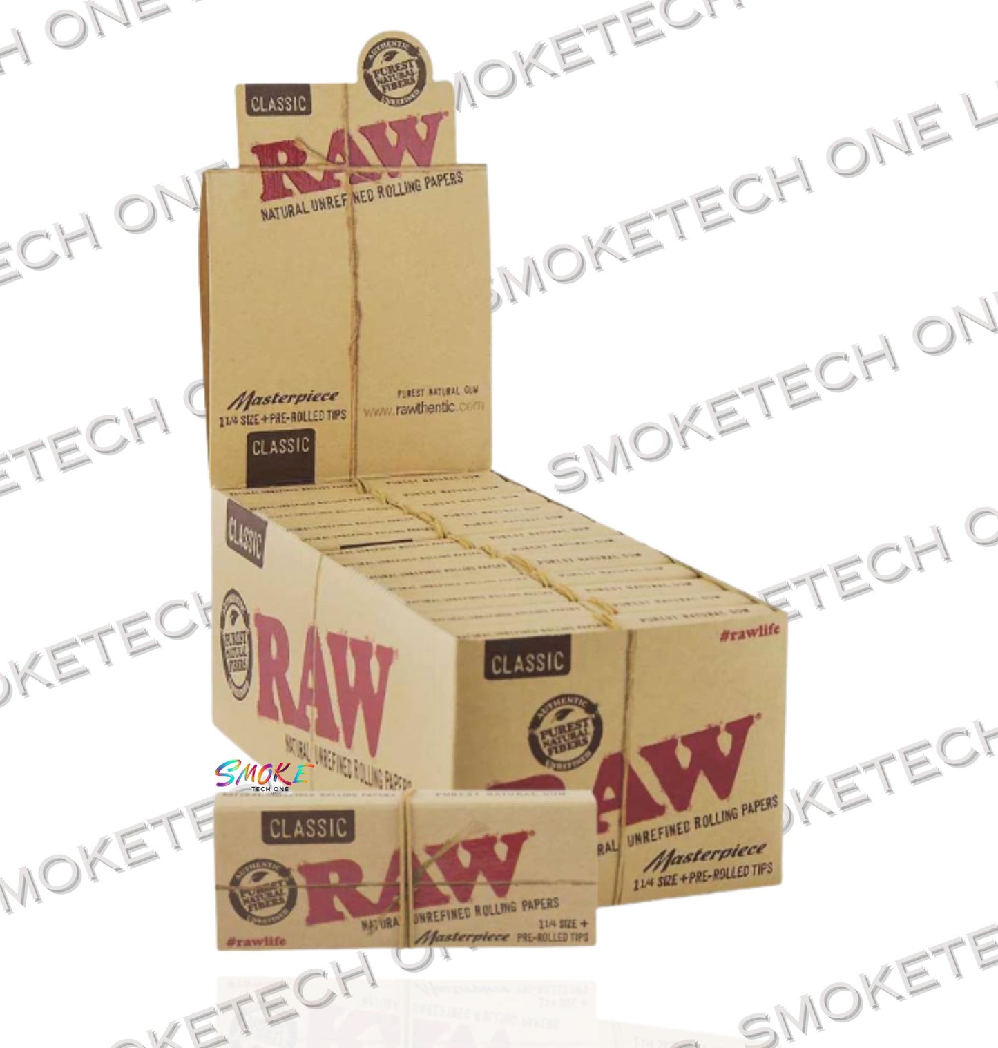 RAW Classic Masterpiece 1 1/4 Rolling Papers - Smoke Tech One LLC