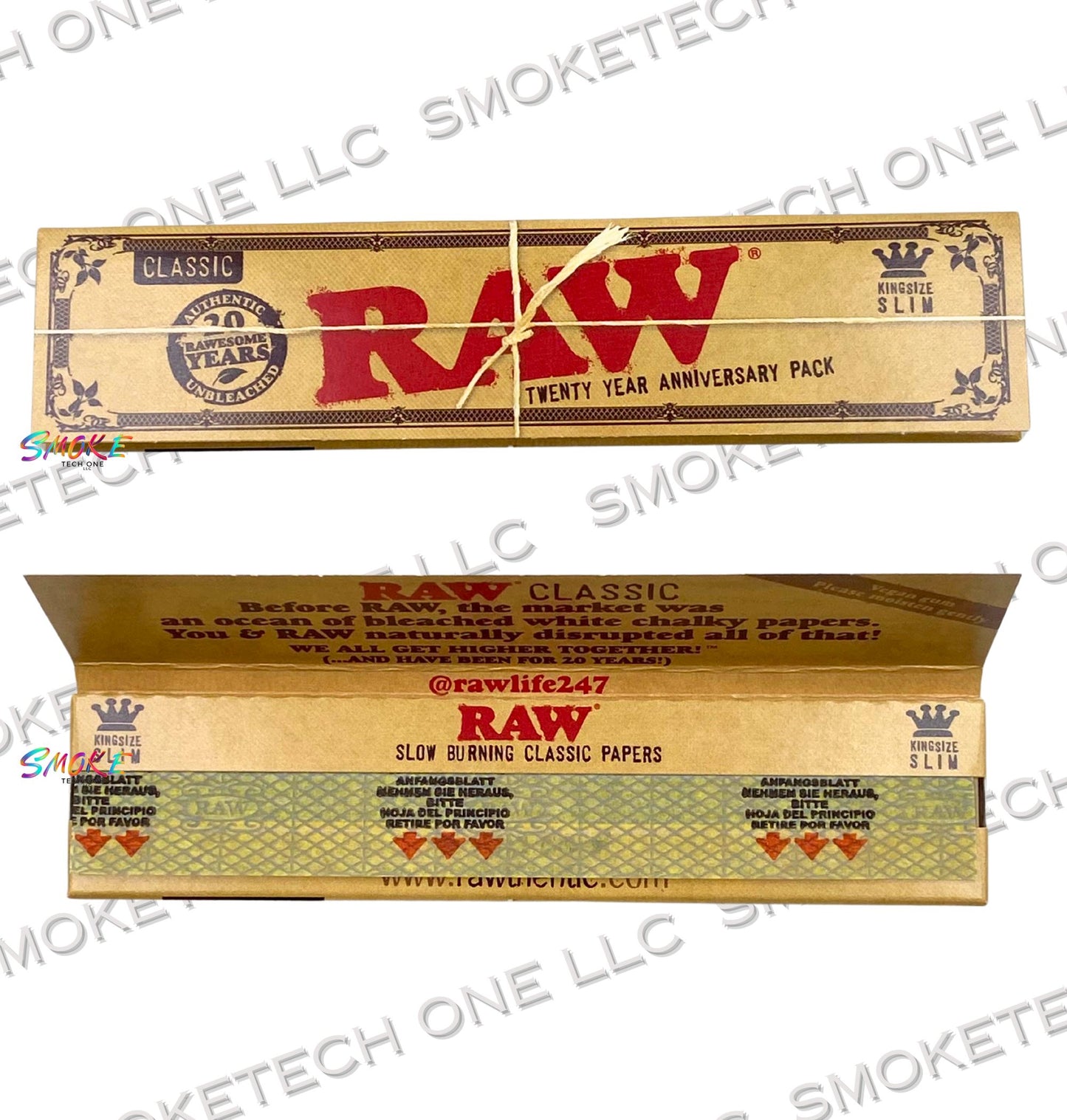 RAW Classic 20 Year Anniversary Pack (King Size Slim)