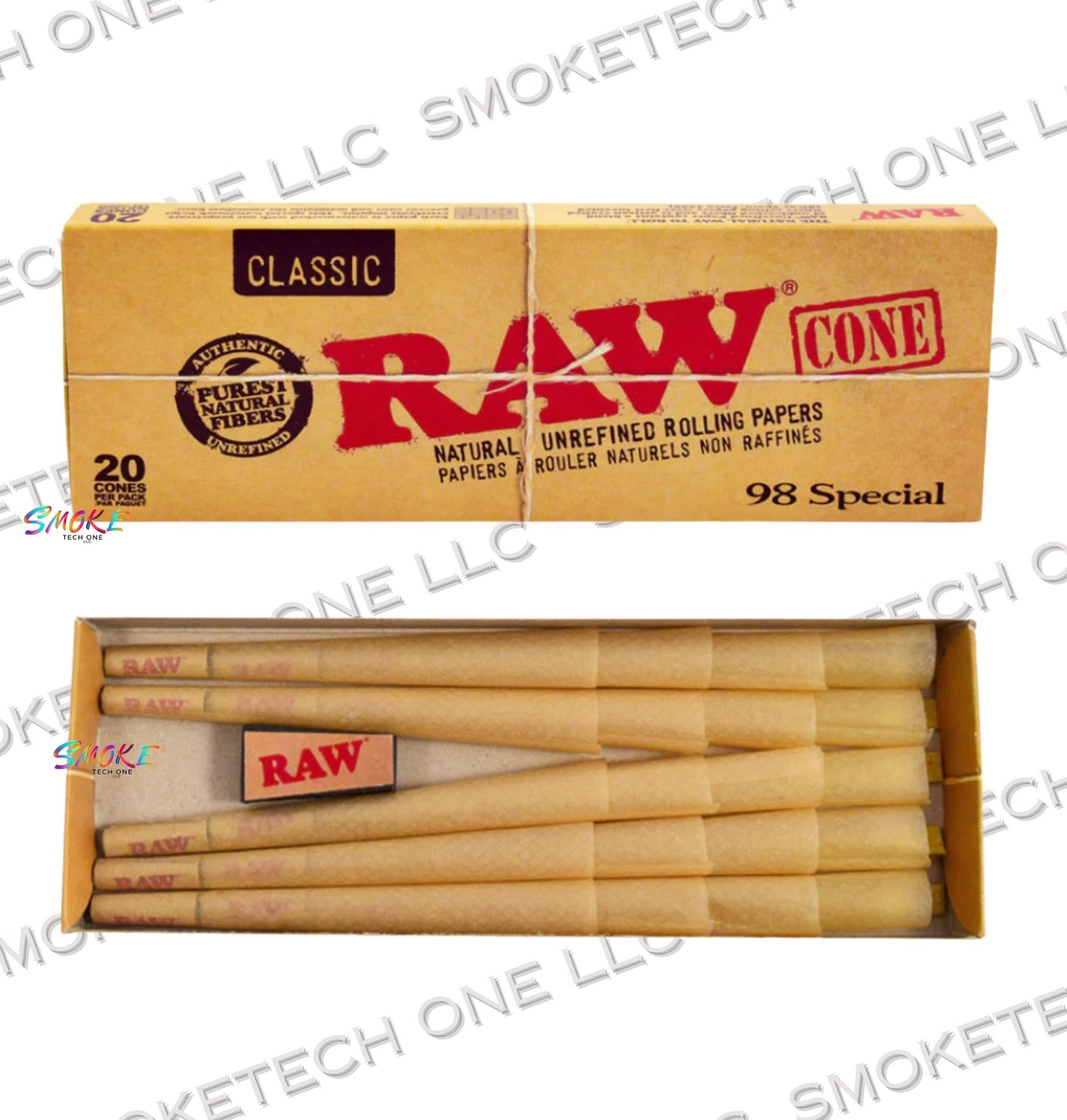 RAW Classic 98 Special Pre-Roll Cones - 20 Pack