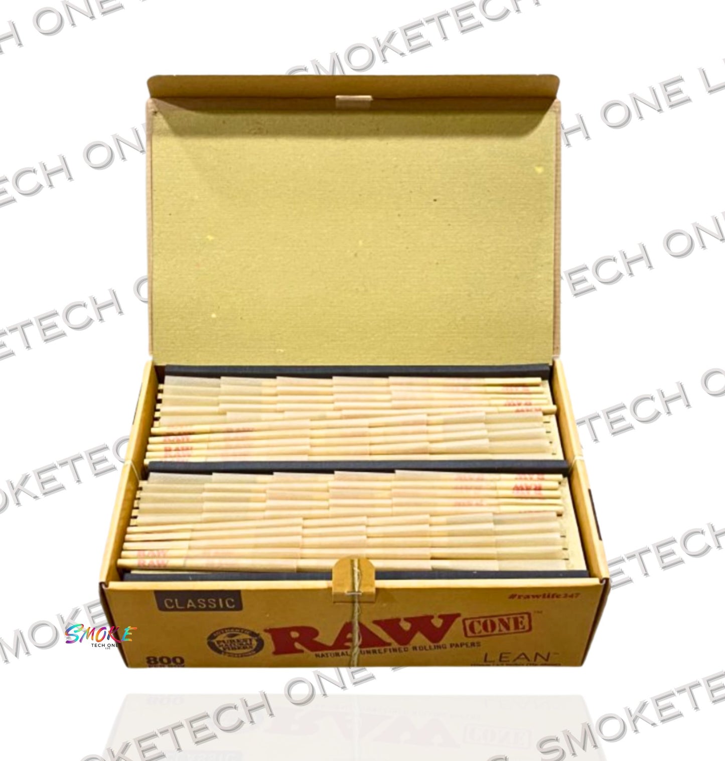 RAW Classic Lean Size Cones | Bulk Box | 800 Cones