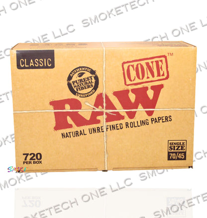 RAW Classic Single Size Bulk Cones | 70mm / 24mm, 30mm, 45mm