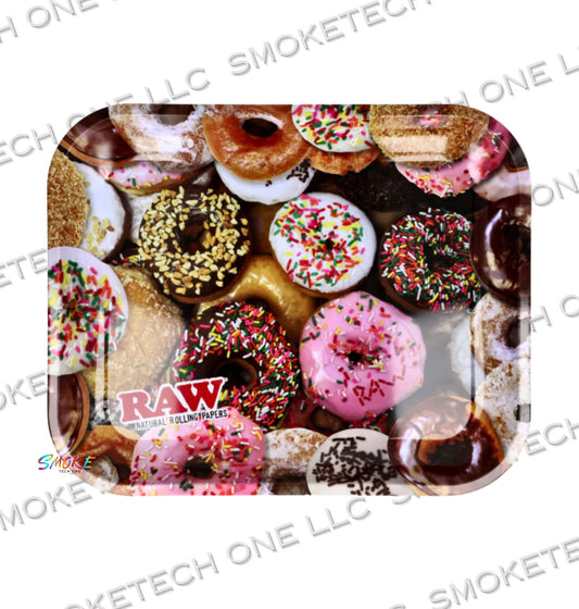 RAW Donut Rolling Tray | Large - Smoke Tech One LLC