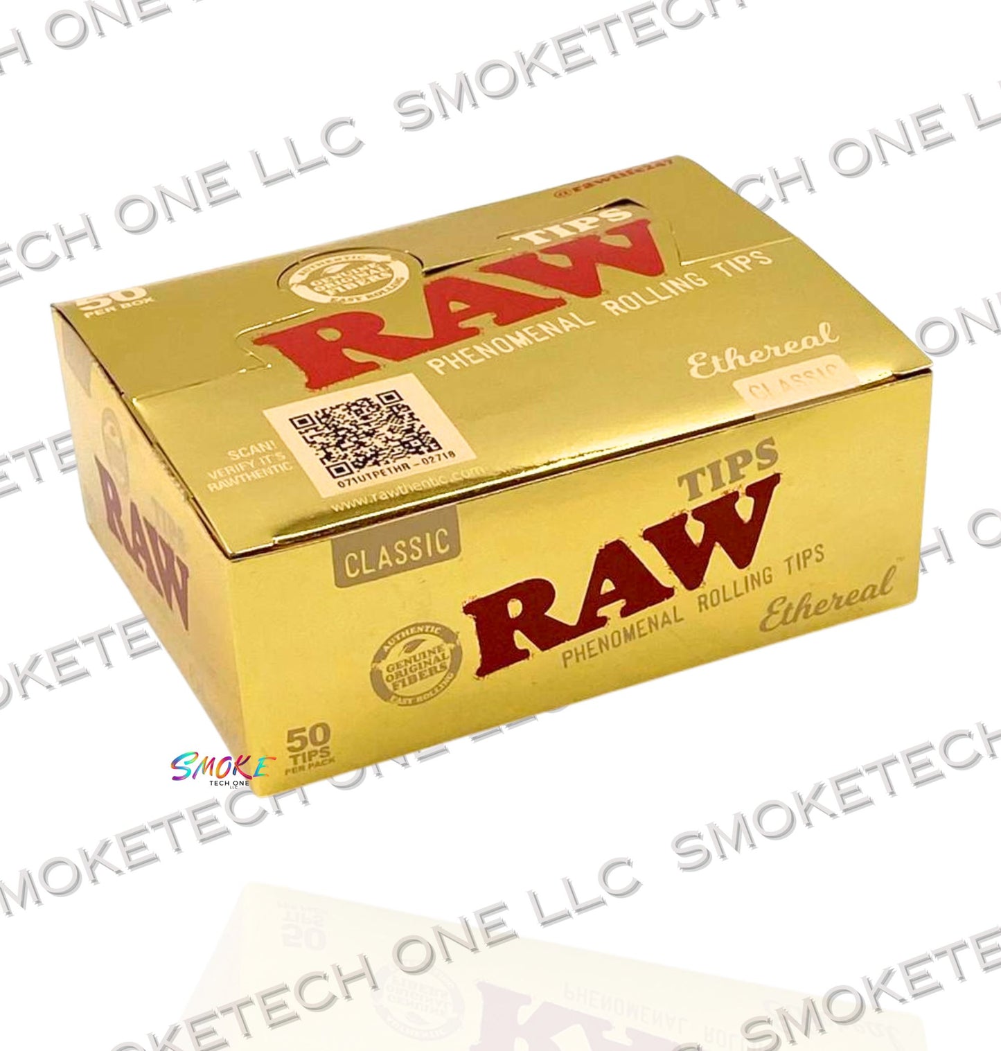 RAW Classic Ethereal Rolling Tips – Box of 50