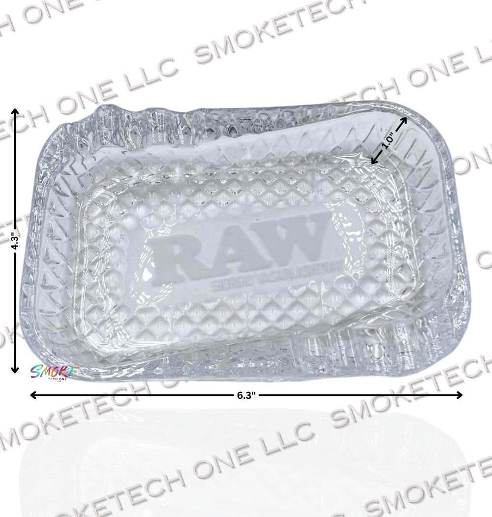 RAW x Giorgio Vasari Premium Crystal Glass Ashtray