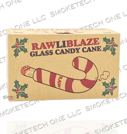 RAW Glass Candy Cane Pipe