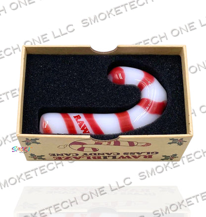 RAW Glass Candy Cane Pipe