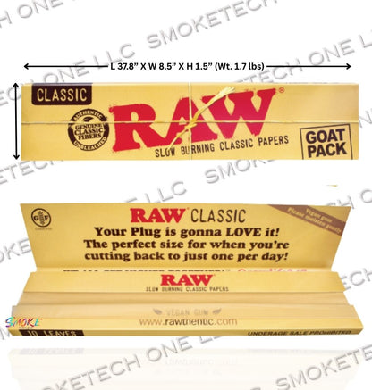RAW Classic GOAT PACK Gaint Rolling Paper
