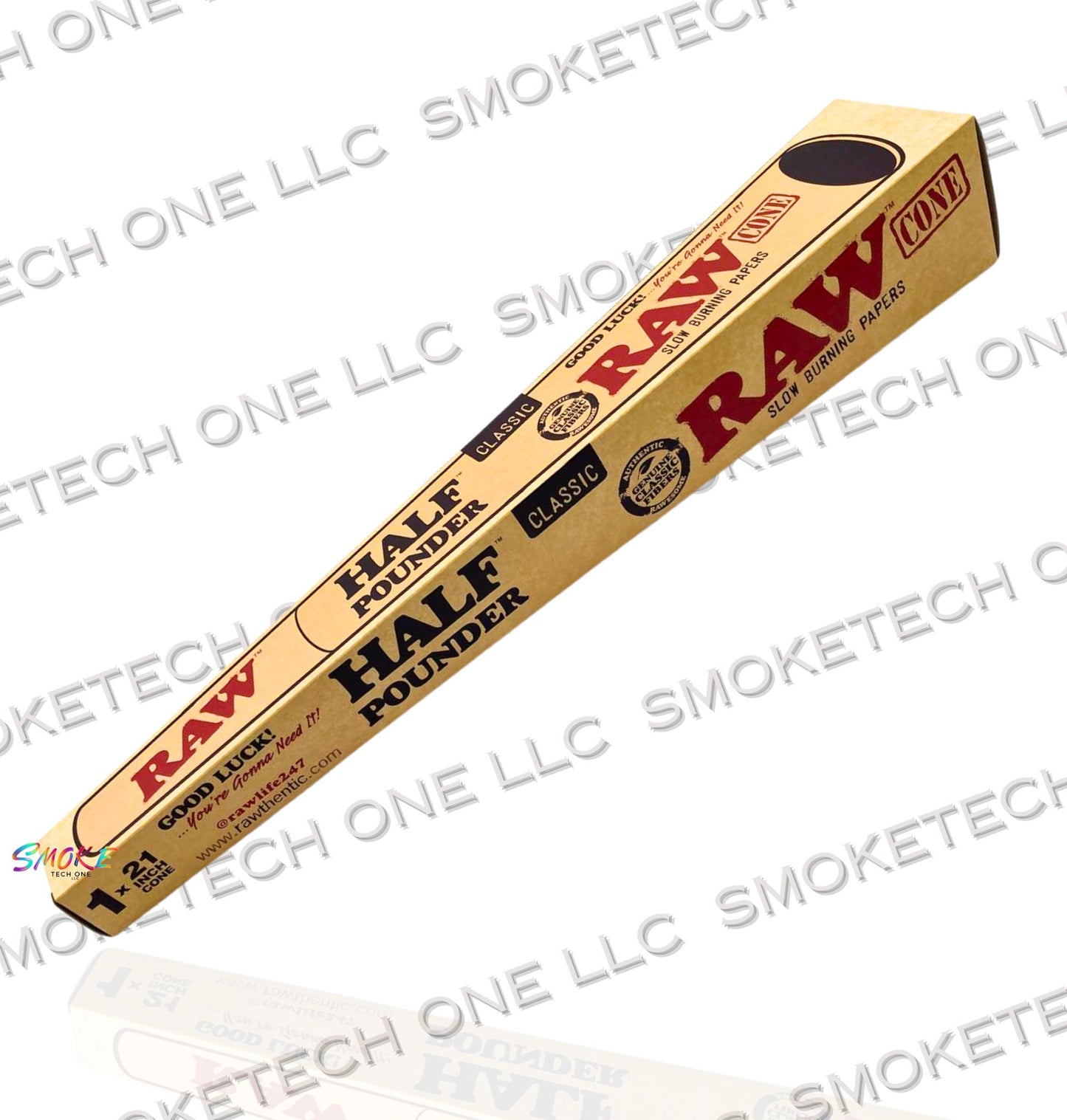 RAW Half Pounder Classic Cone – 21 Inch Giant Pre-Rolled Cone
