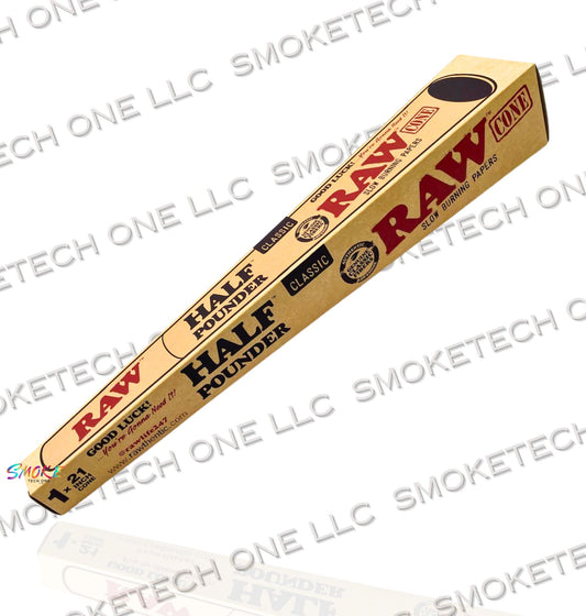 RAW Half Pounder Classic Cone – 21 Inch Giant Pre-Rolled Cone