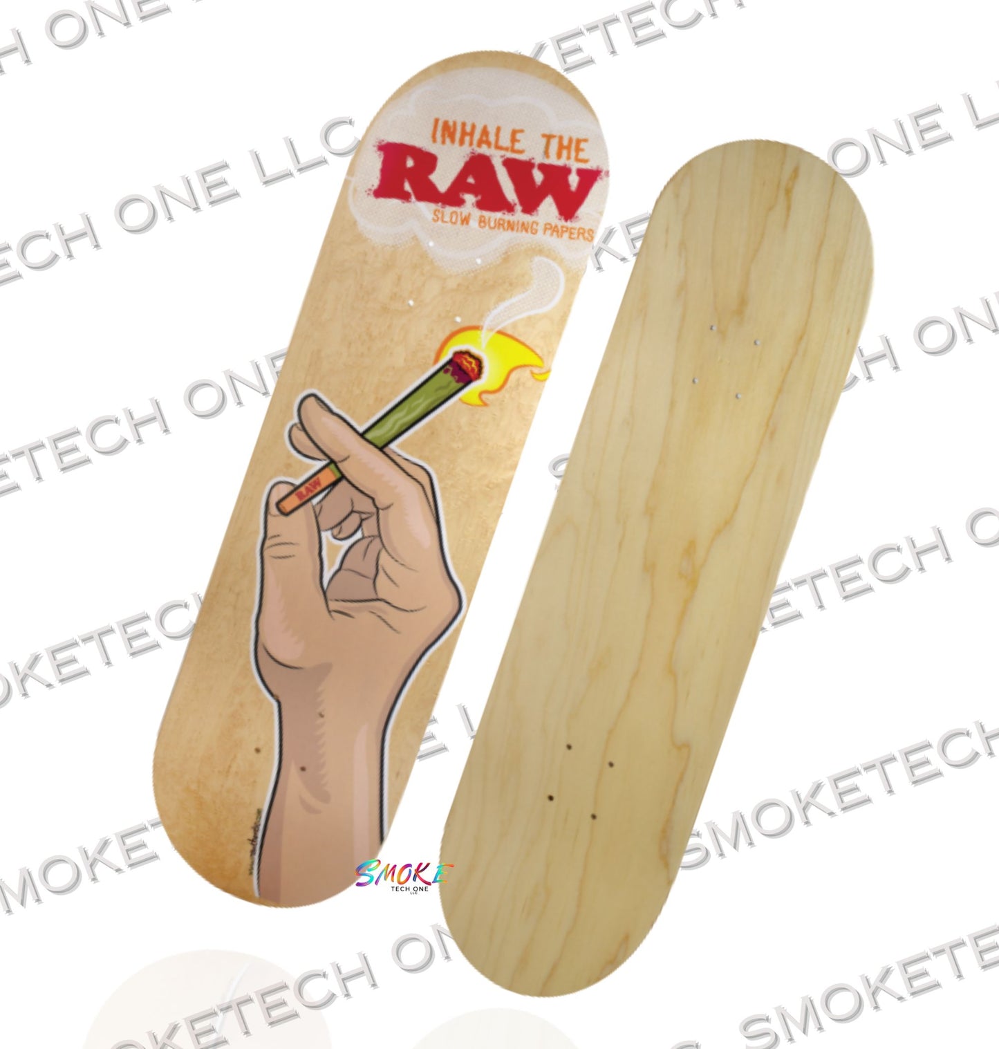 RAW Hand “Inhale the RAW” Skate Deck