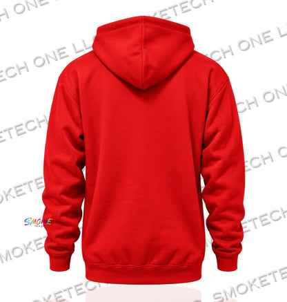 RAW Pullover Hoodie Red (Black Logo) - Smoke Tech One LLC